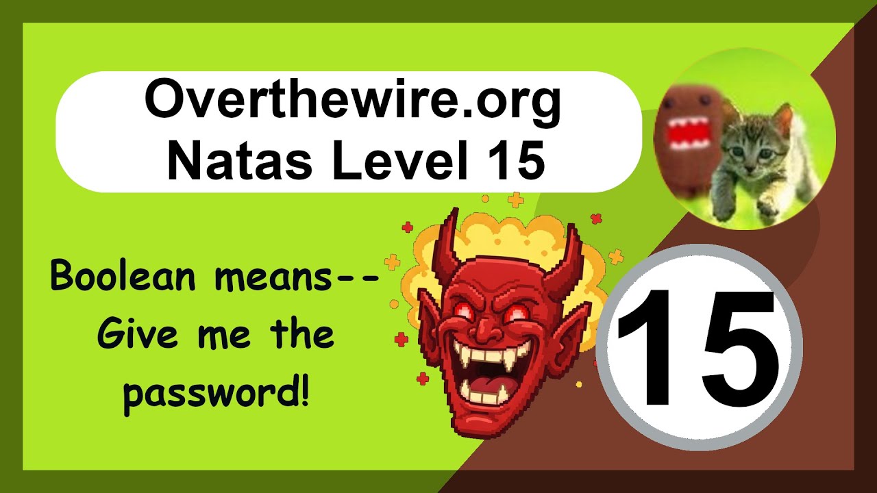 Overthewire &mdash; Natas &mdash; Уровень 15 &mdash; Взлом веб-приложений &mdash; Булева SQL-инъекция
