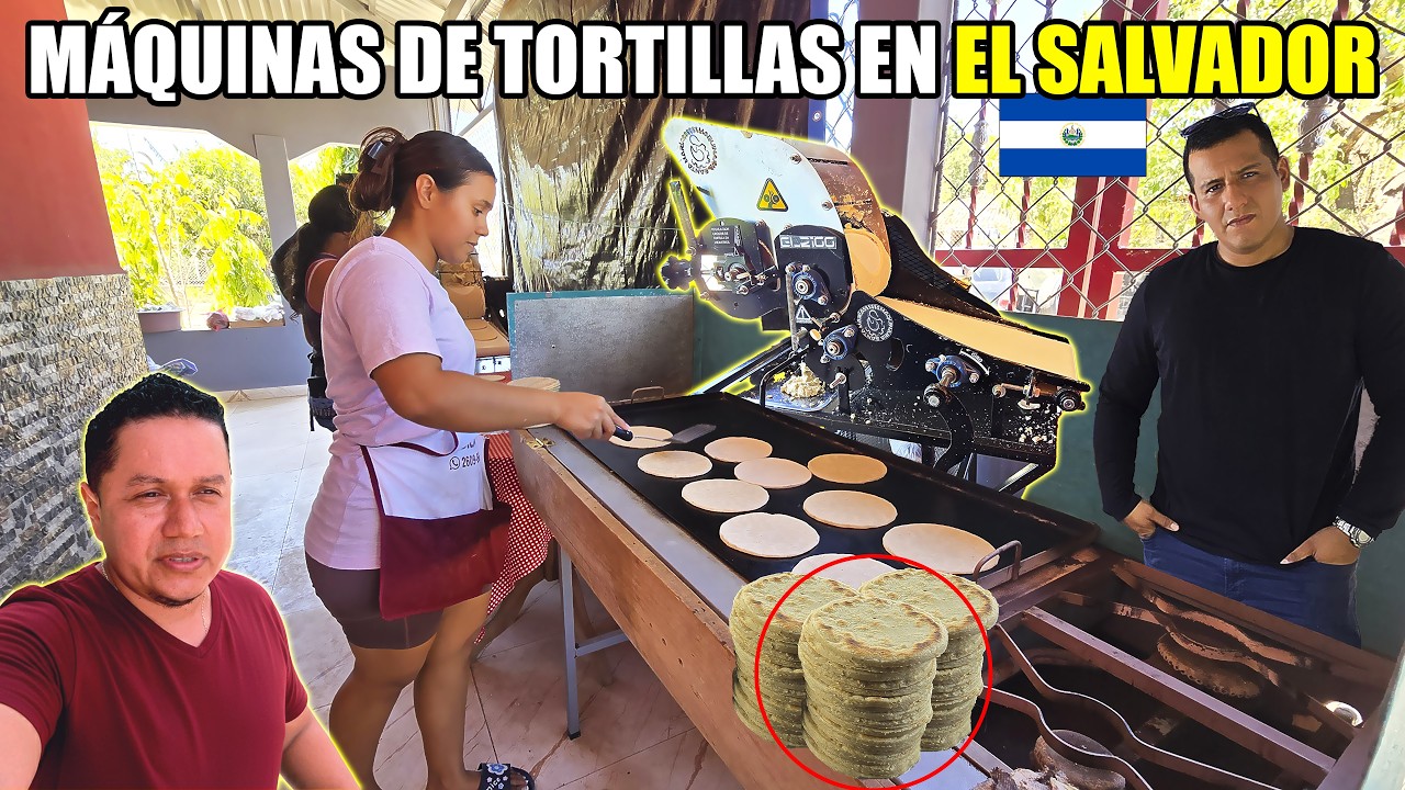 ‼️MÁQUINAS PARA TORTILLAS HECHAS EN EL SALVADOR😱MAQUINARIA SANTA MARÍA