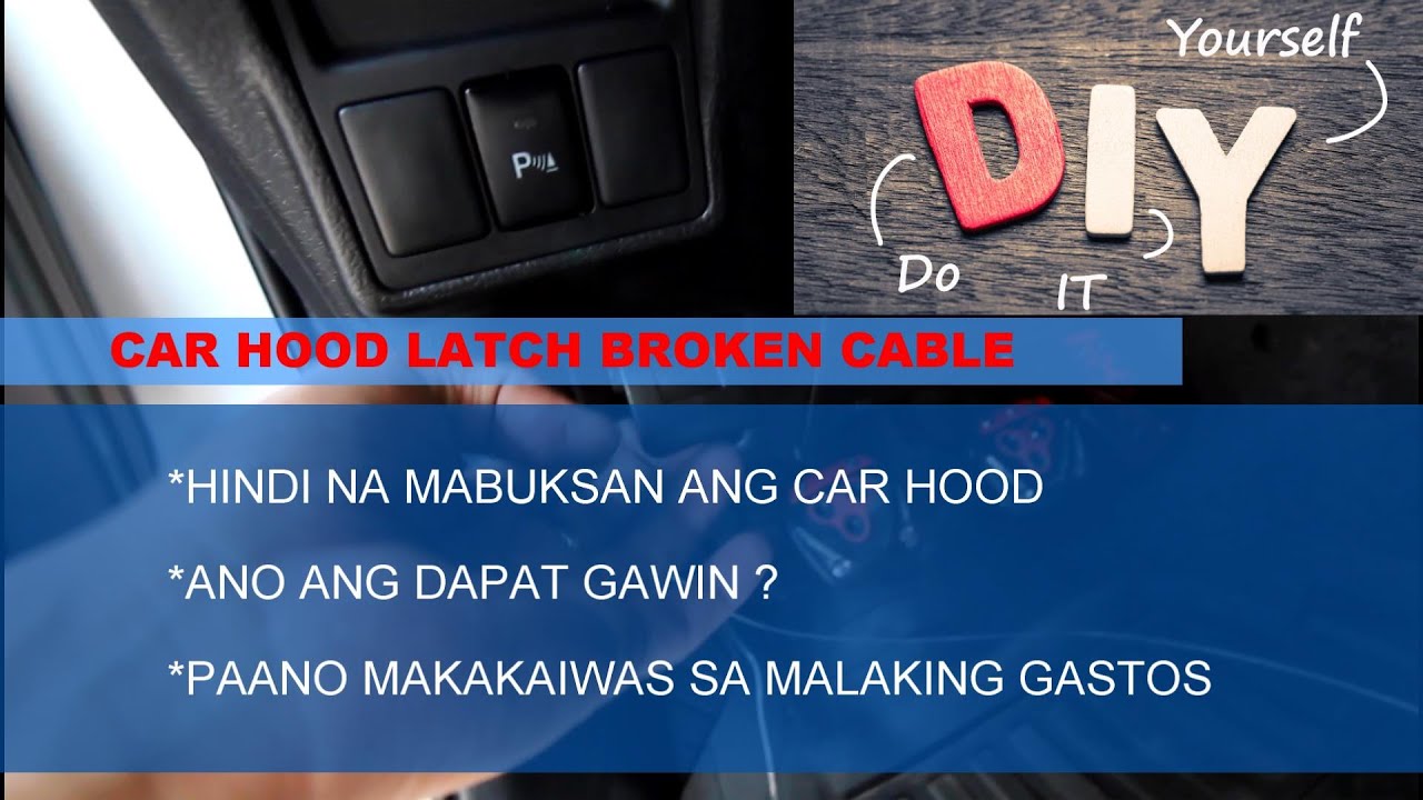 HOW TO OPEN TOYOTA INNOVA HOOD LATCH BROKEN CABLE / SECRET KEY