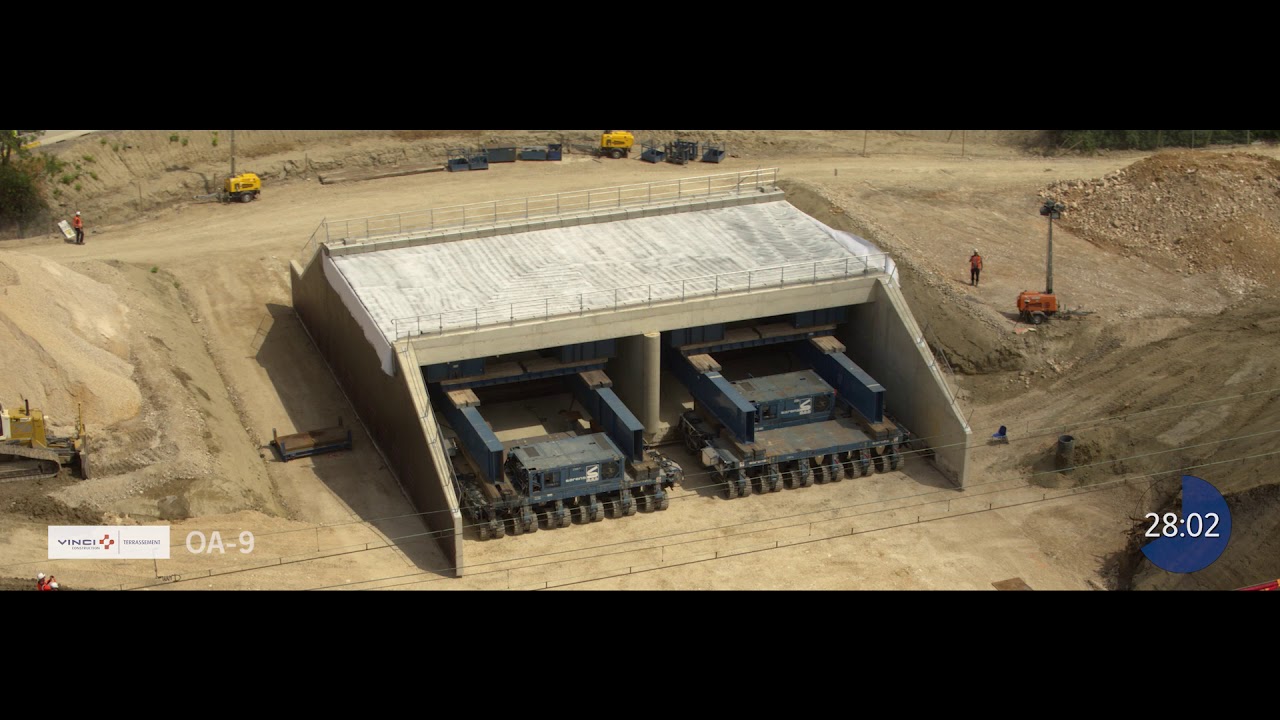 Timelapse Vinci Construction Terrassement - ARLES/TARASCON