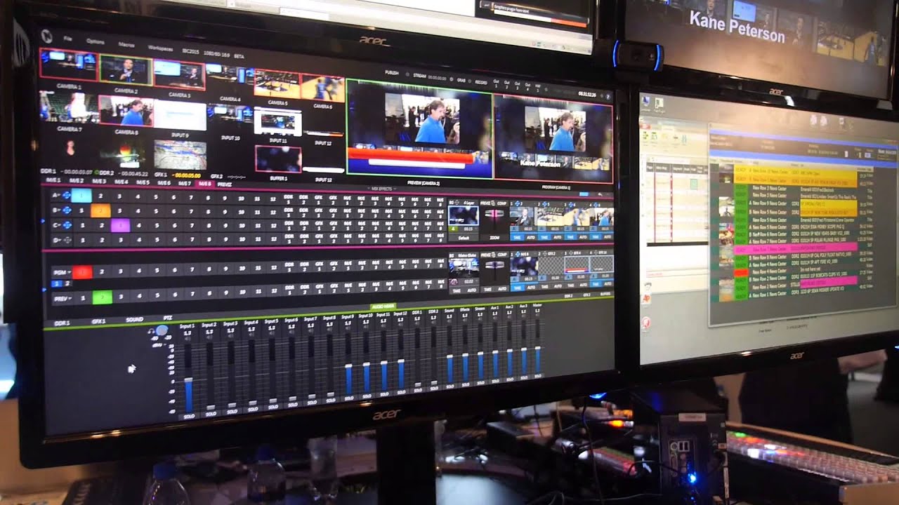 NewTek TriCaster Mini HD-4sdi, Live networked TV production