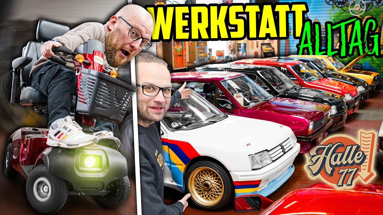 Wir STELLEN um & DREHEN am RAD! - Werkstattalltag Halle77 - MARCO nimmt EUCH mit!