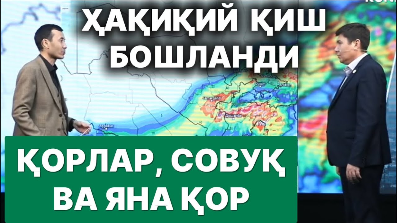Қахратон қиш бошланди. Қорлар, қуруқ совуқлар ва яна қорлар. 
