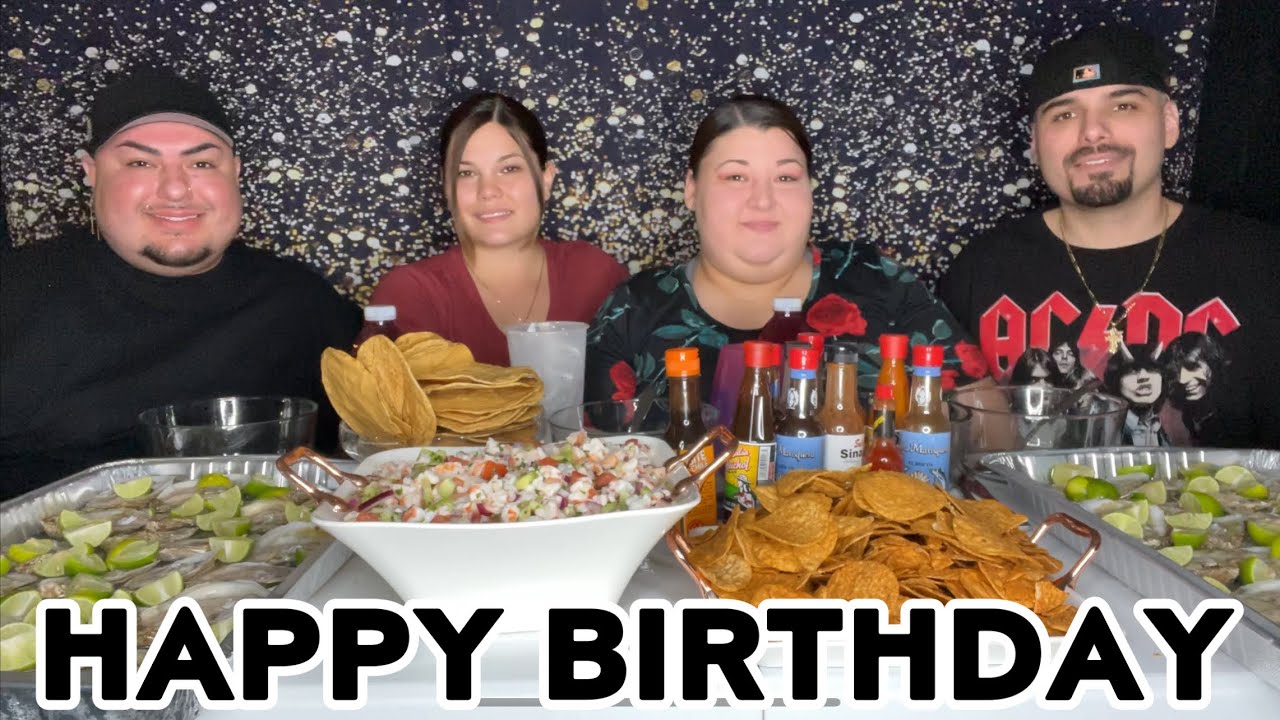 Birthday Mariscos ~Oyster & Ceviche Mukbang
