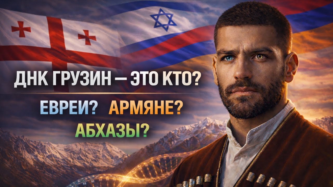 С кем Генетически Связаны Грузины? С Евреями Арменами или Абхазами? Как СССР Скрыл ДНК?
