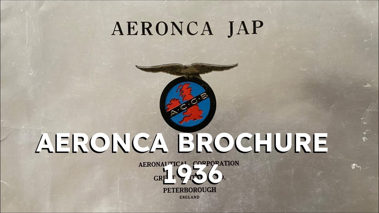 Брошюра компании Aeronca 1936 года