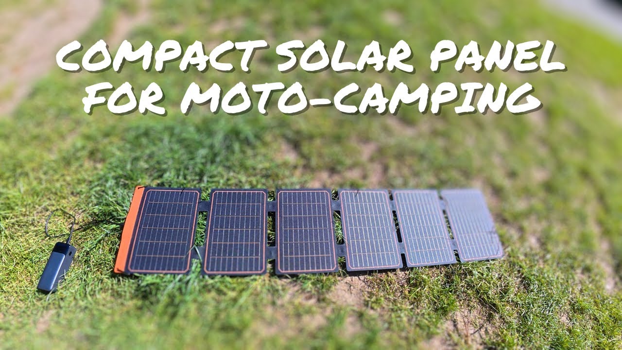 Portable 60W Solar Panel for Moto-Camping - Is it Worth It?