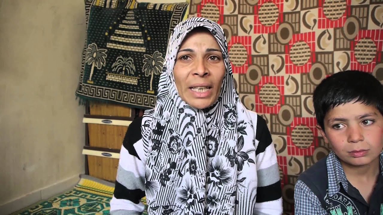 أصوات من مخيم باب السلامة - الأم ريا وإبنها
