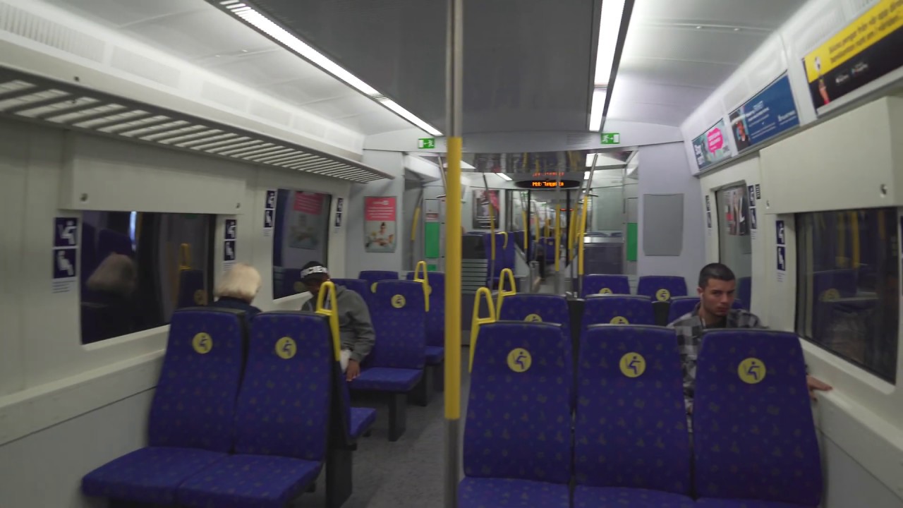 Sweden, train ride from Stockholm City to Trångsund, 3X escalator, 1X elevator