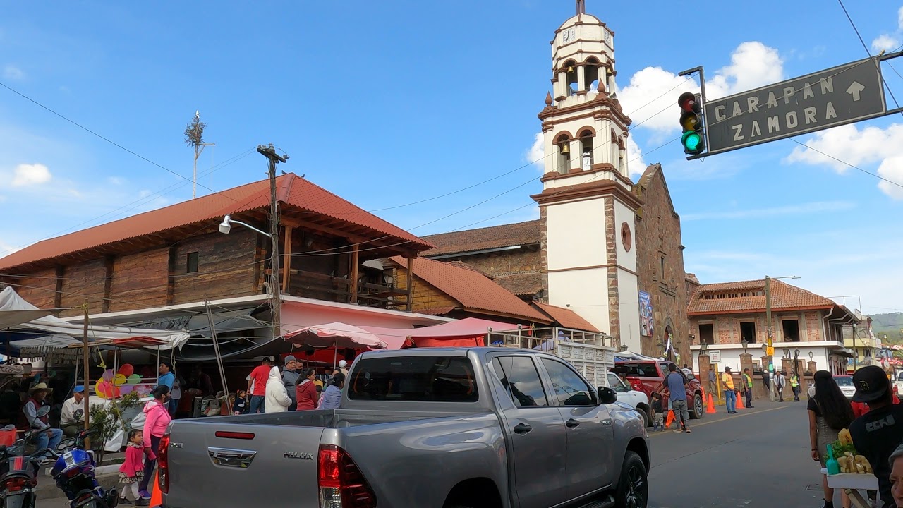 Walking Around Cheran, Michoacán, Mexico in 4K (Unedited Footage)