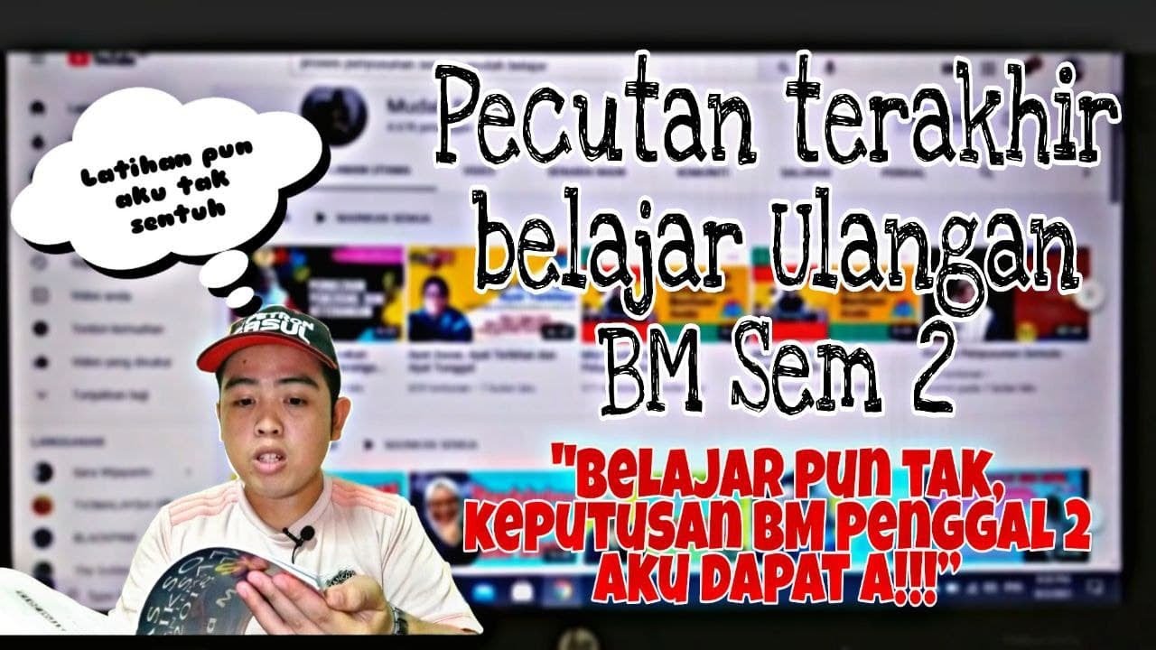 Panduan Belajar Minit Terakhir  | Ulangan Bahasa Melayu STPM Sem 2