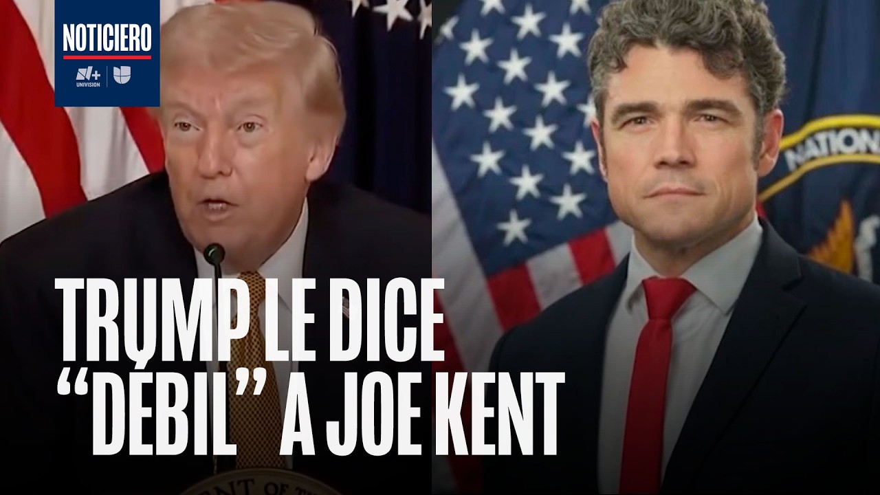 Donald Trump arremete contra Joe Kent tras su renuncia y lo califica de 