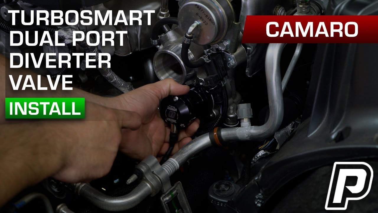 Установка распределительного клапана Phastek для Camaro 2.0T Turbosmart 2016-2021 гг.