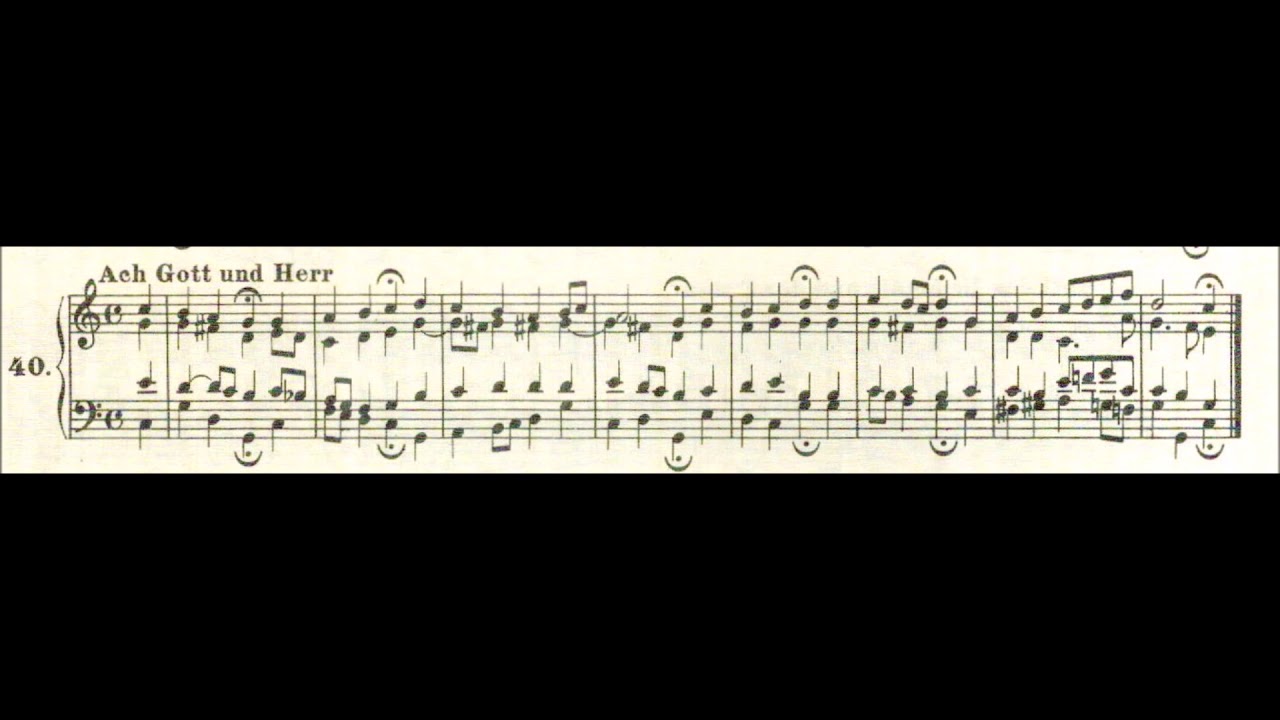 Ach Gott und Herr (Chorale No 40)