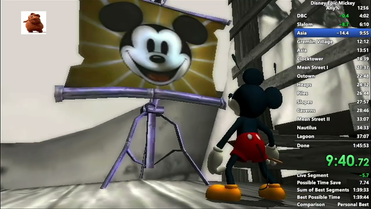 (FWR) Epic Mickey Any% in 1:43:28