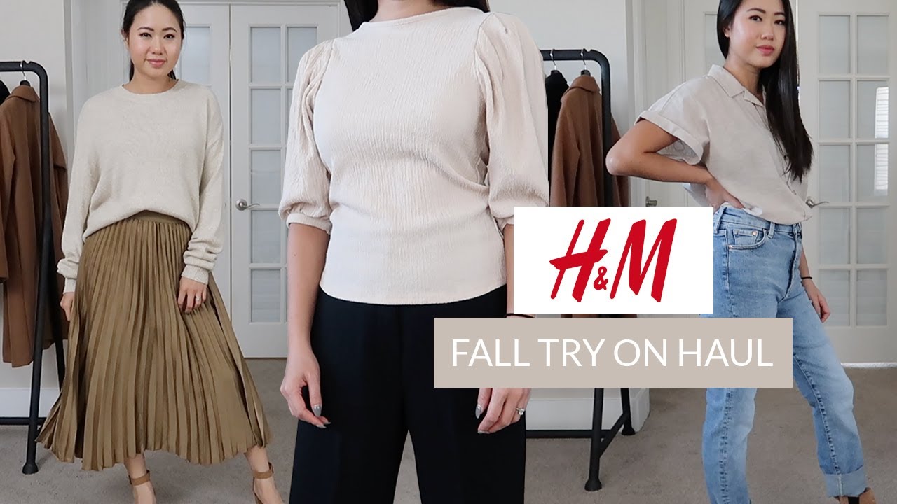 H&M Fall 2020 Try On Haul For Petite / Knitwear + Bottoms / Closet Overhaul Series