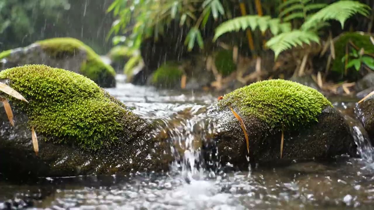 Warm rain│Soothing│Relaxation│White noise│Studying│Rain sounds help you sleep well