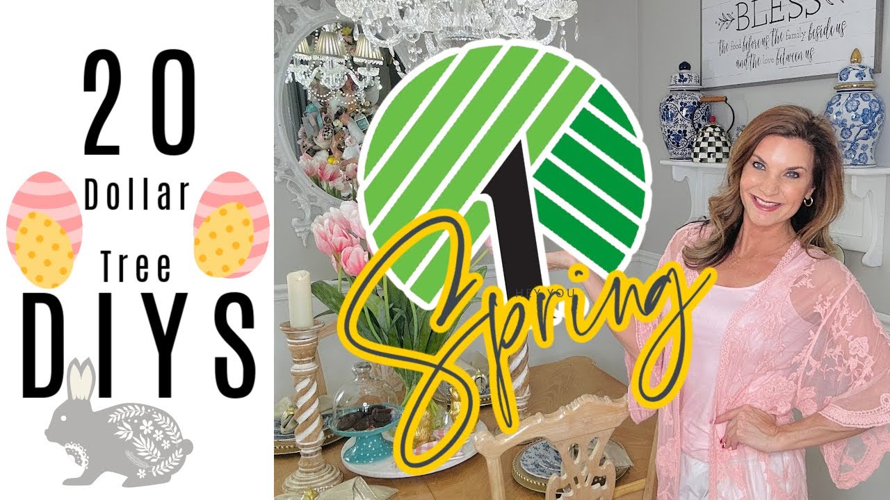 🌿20 DIY DOLLAR TREE EASTER SPRING COTTAGE DECOR CRAFTS🌿