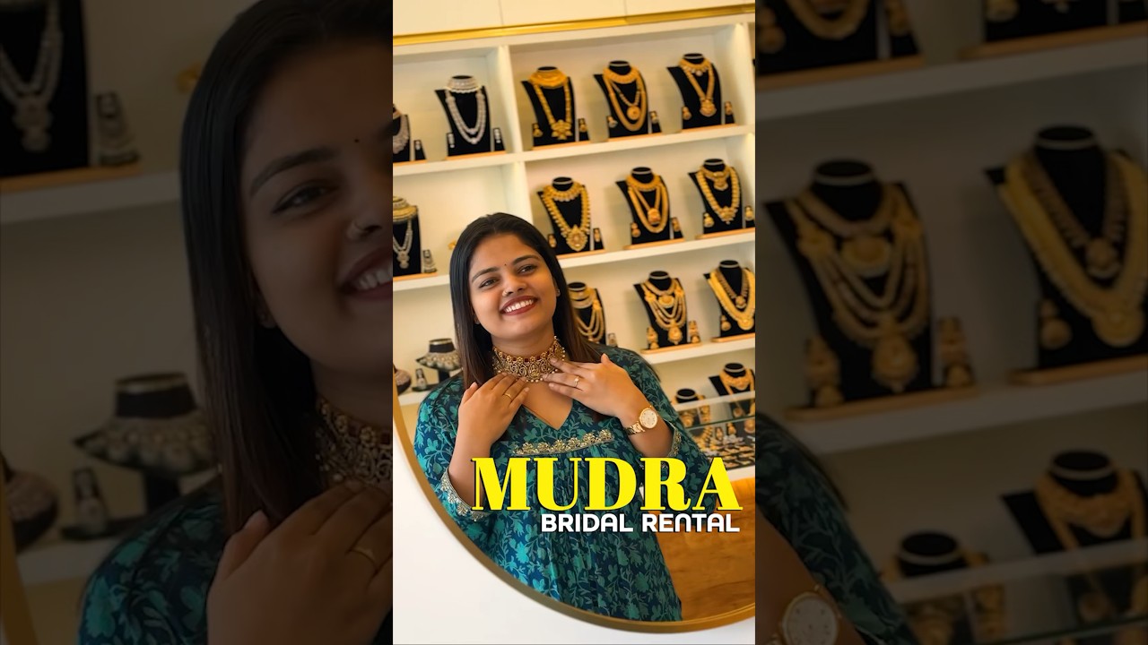 Bridal Rental Jewellery In Kollam | Mudra Bridal rentals | Affordable and Trendy #kollam #jewellery