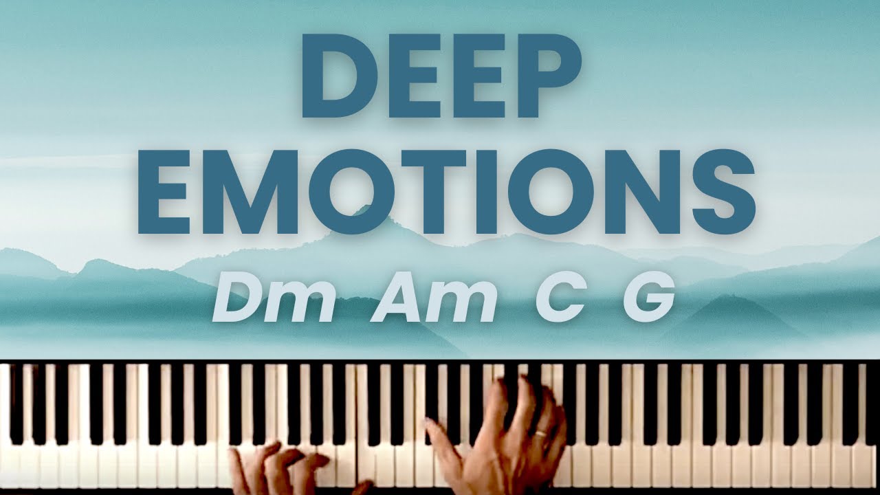 Backing Track Piano Improvisation – How to Play Emotionally (Dm Am C G)