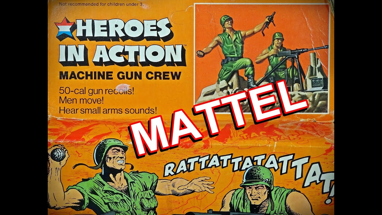 Mattel - Heroes in Action - Vintage Diorama Action Figure Sets - Eroi in Azione