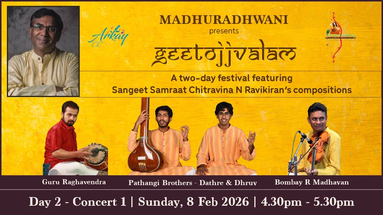 Madhuradhwani-GEETOJJVALAM -Pathangi Brothers (Dathre, Dhruv) - Vocal