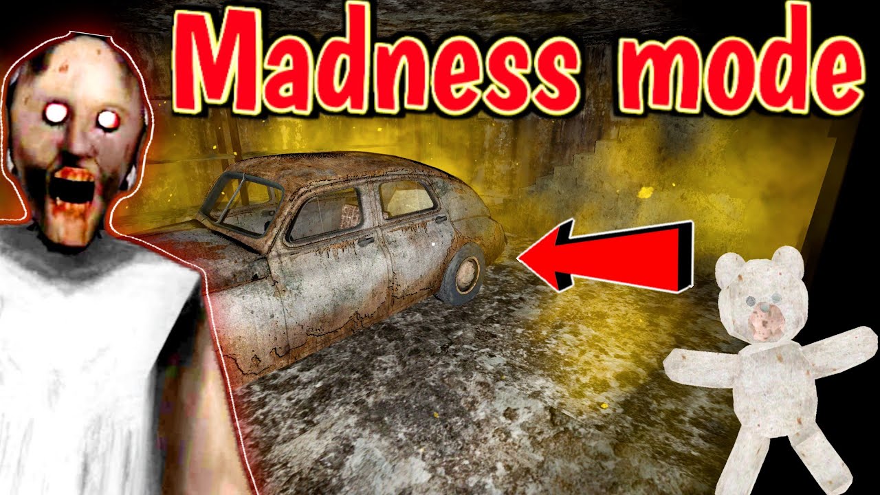 Granny Remake 1.8 - Madness mode - Escape with Teddy (Car Escape)