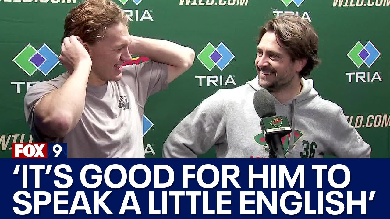 Wild pals Kaprizov, Zuccarello get laughs during joint press conference
