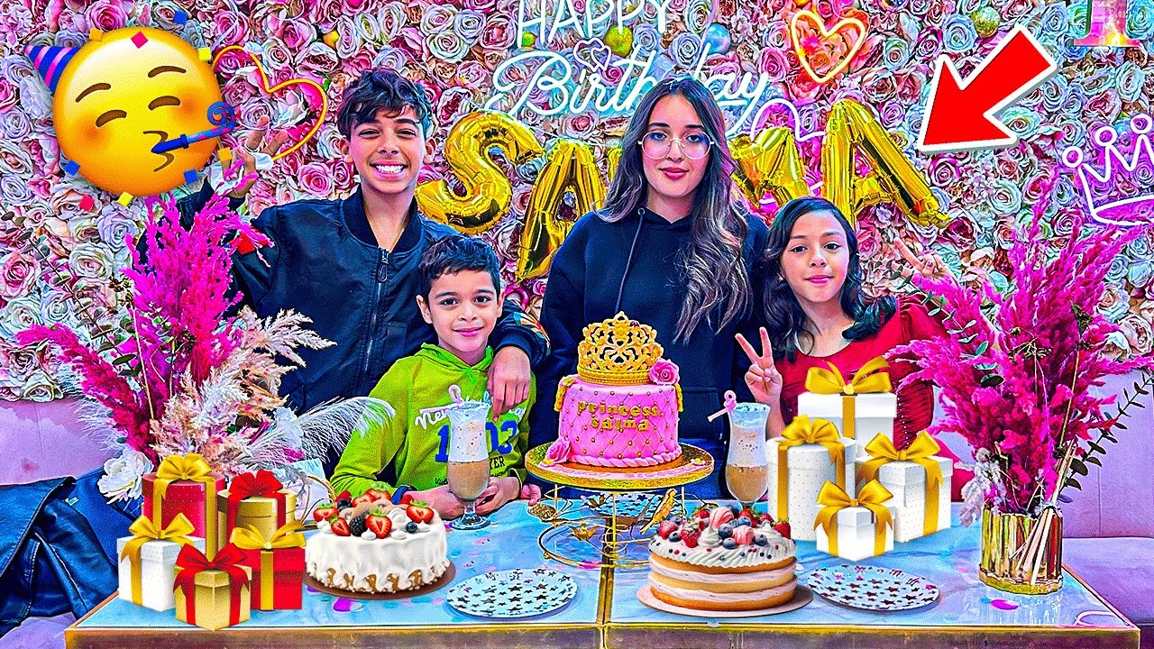 و أخيرا درنا عيد ميلاد صديقتي باللون الوردي 🥳🎉 شوفوا ردة فعلها 🔥😱