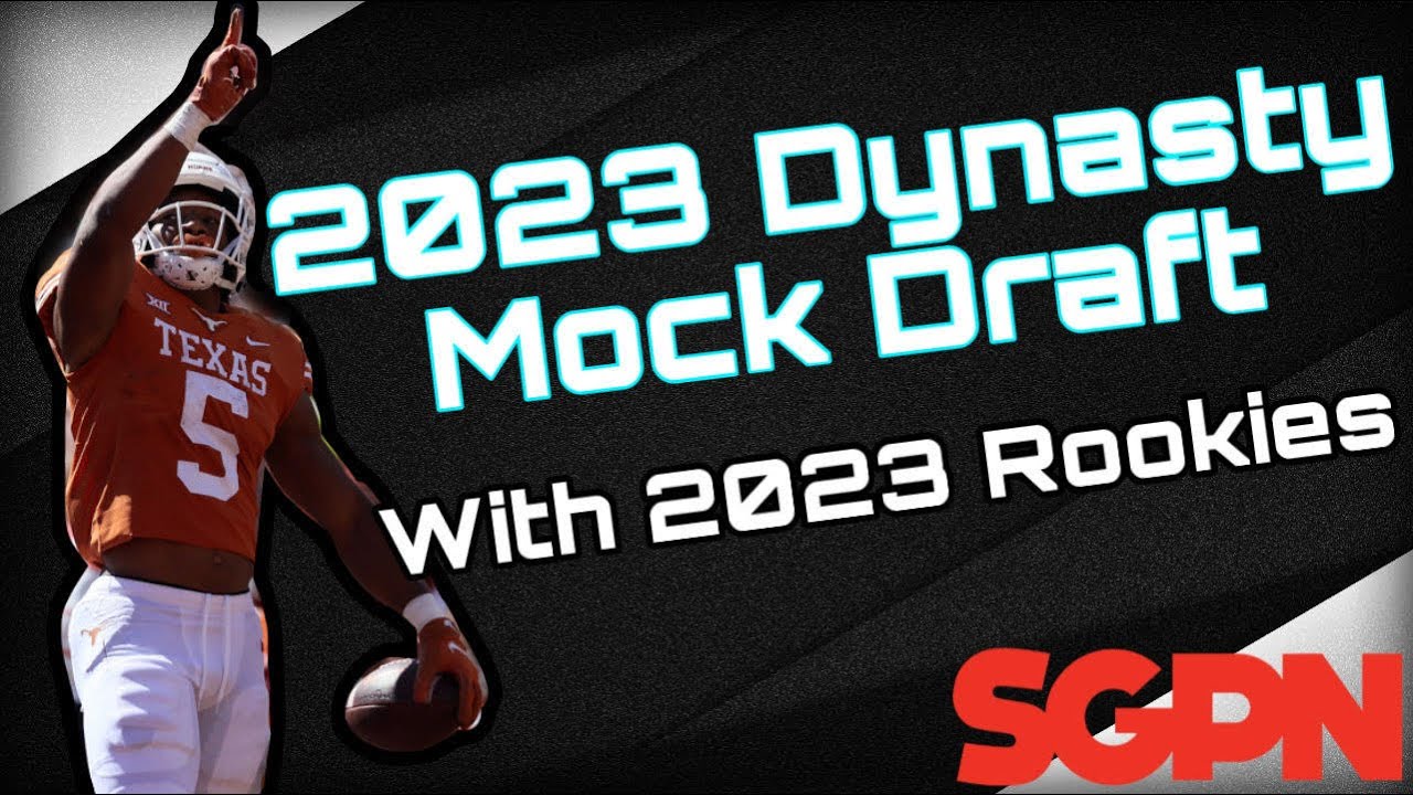 2023 Dynasty Startup Mock Draft with Rookies #MockDraftMonday