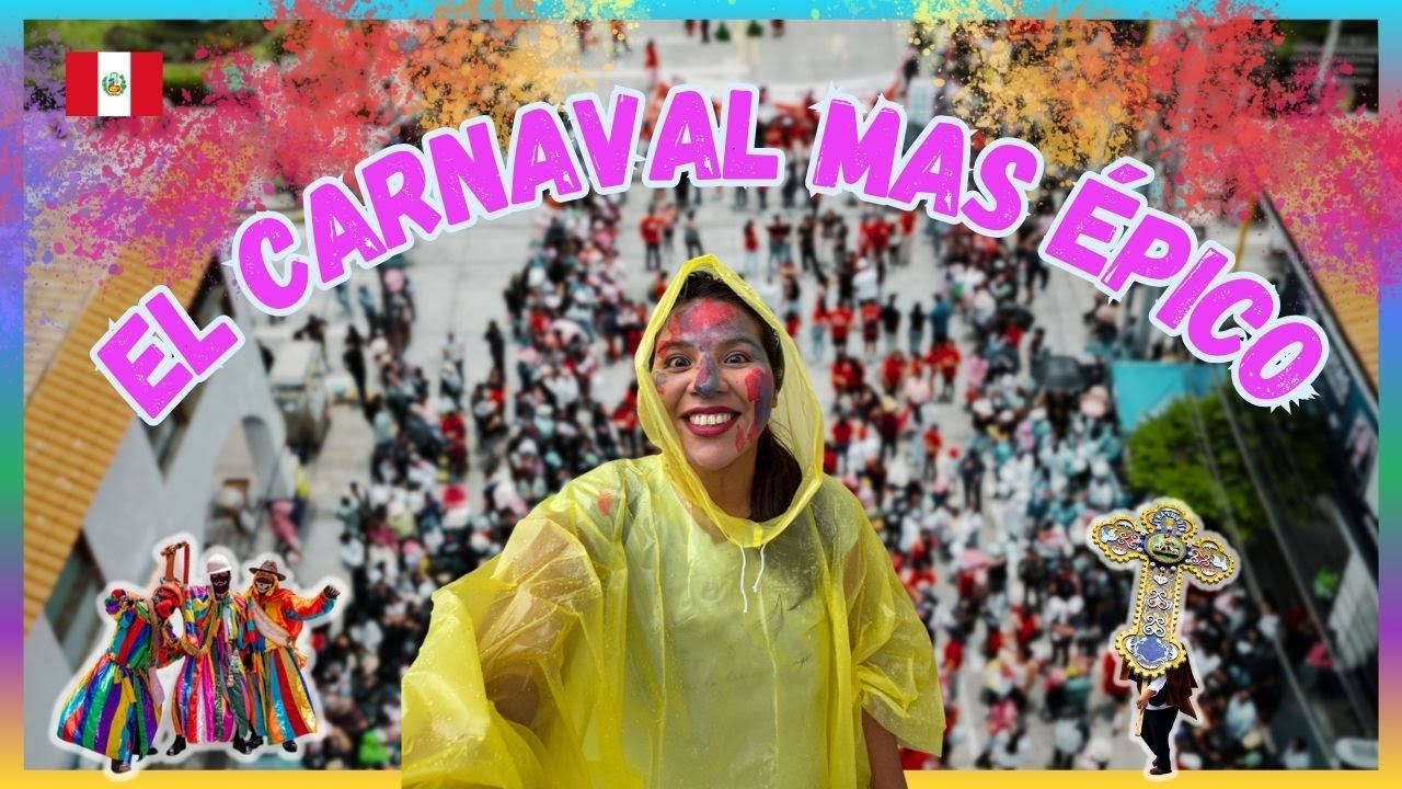 Así se viven los CARNAVALES EN HUARAZ 2025