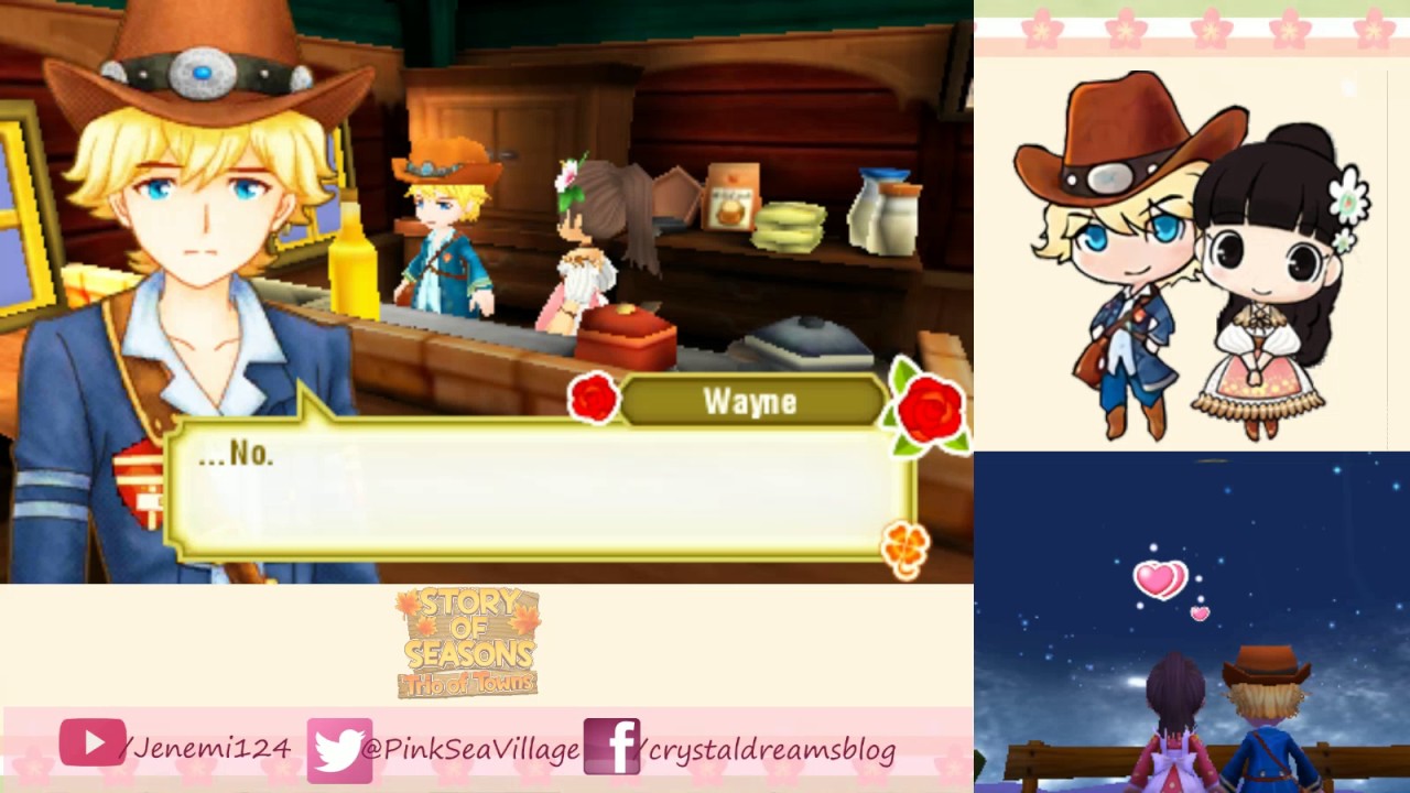 Story of Seasons: Trio of Towns - Wayne's Pink Heart Event