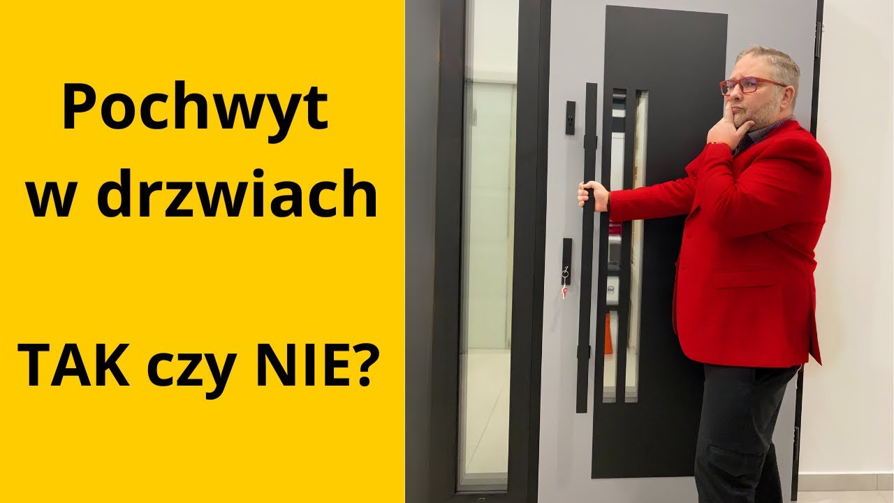 Antaba z przyciskiem - czy warto? Pochwyt w drzwiach wejściowych.