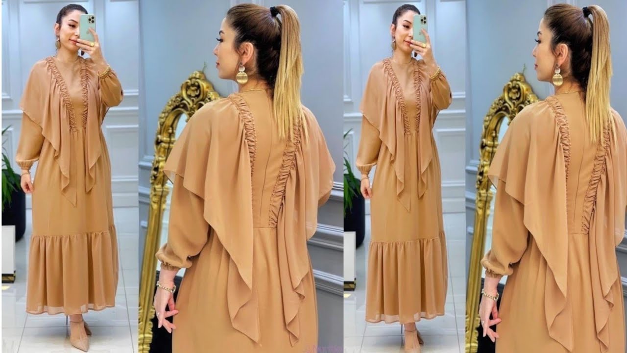 Beautiful Long Maxi dress/Long dress Cutting and Stitching Maxi dress#rqfashionqueen#longmaxidress