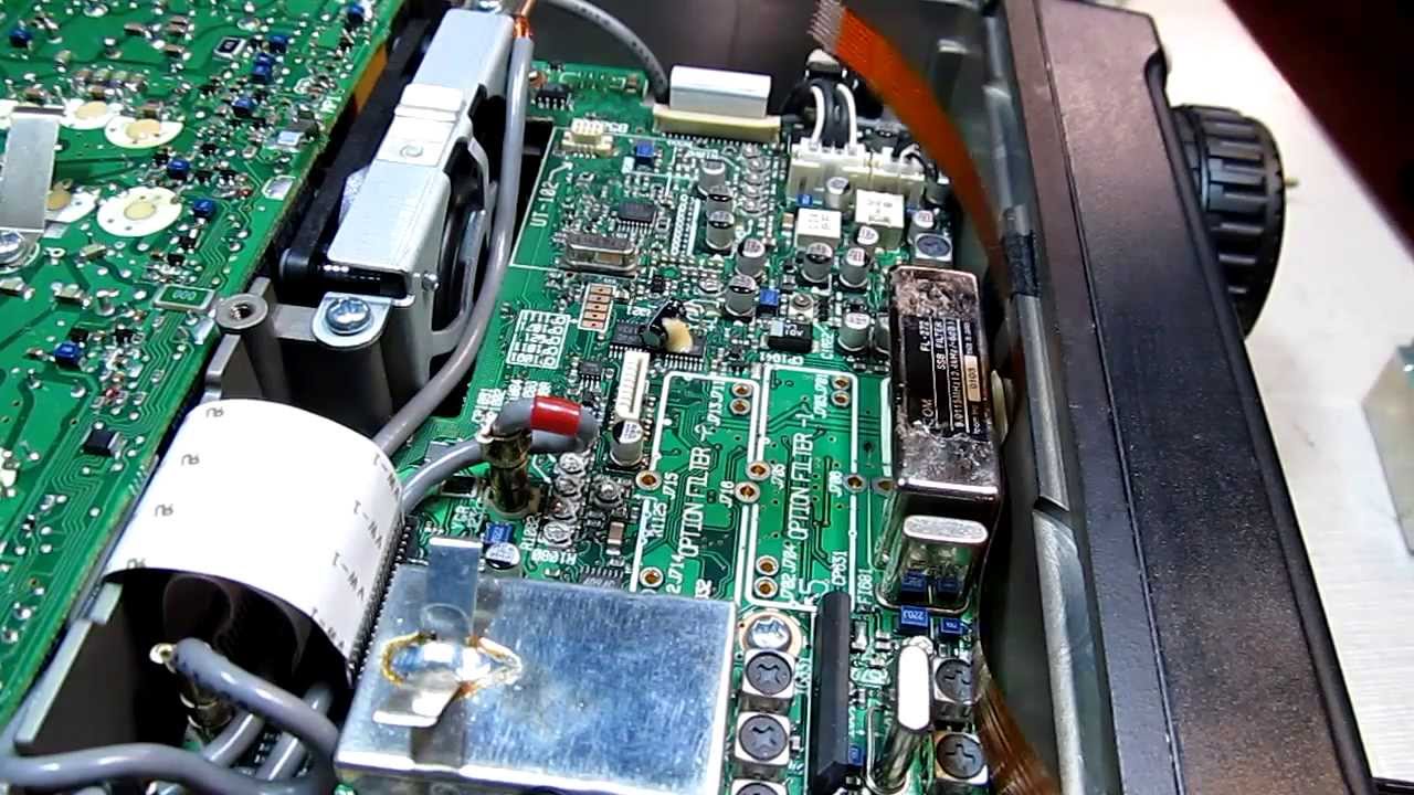 #128: Как установить дополнительные фильтры в Icom IC706MkIIG и измерить их с помощью БПФ