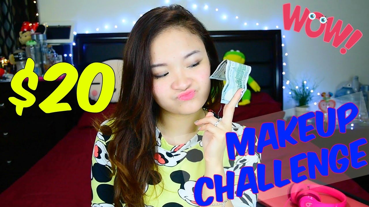 $20 Makeup Challenge | Thử Thách Trang Điểm Dưới 500K