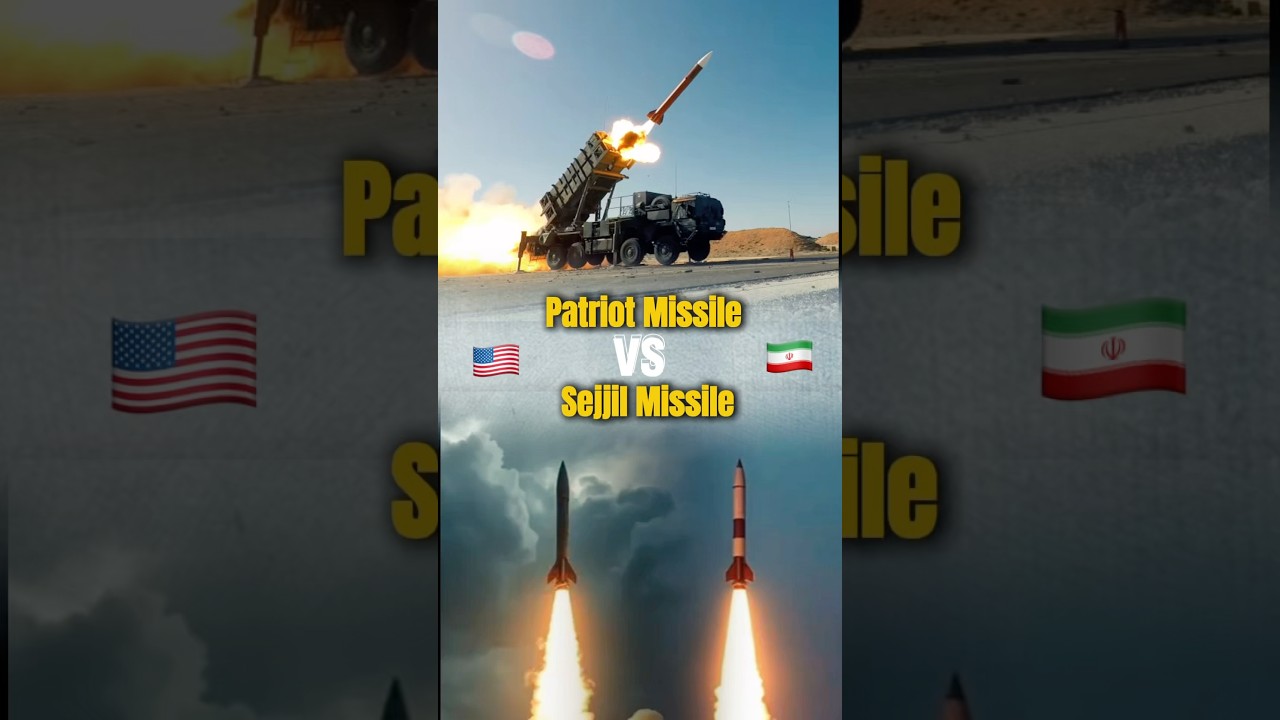 🇮🇷 Sejjil vs 🇺🇸 Patriots Interceptors:the most iconic thing you will see today #military defense