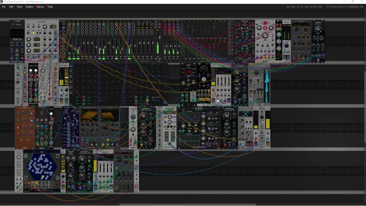 Neu verkabelt geht es weiter VCV Rack Gute Laune