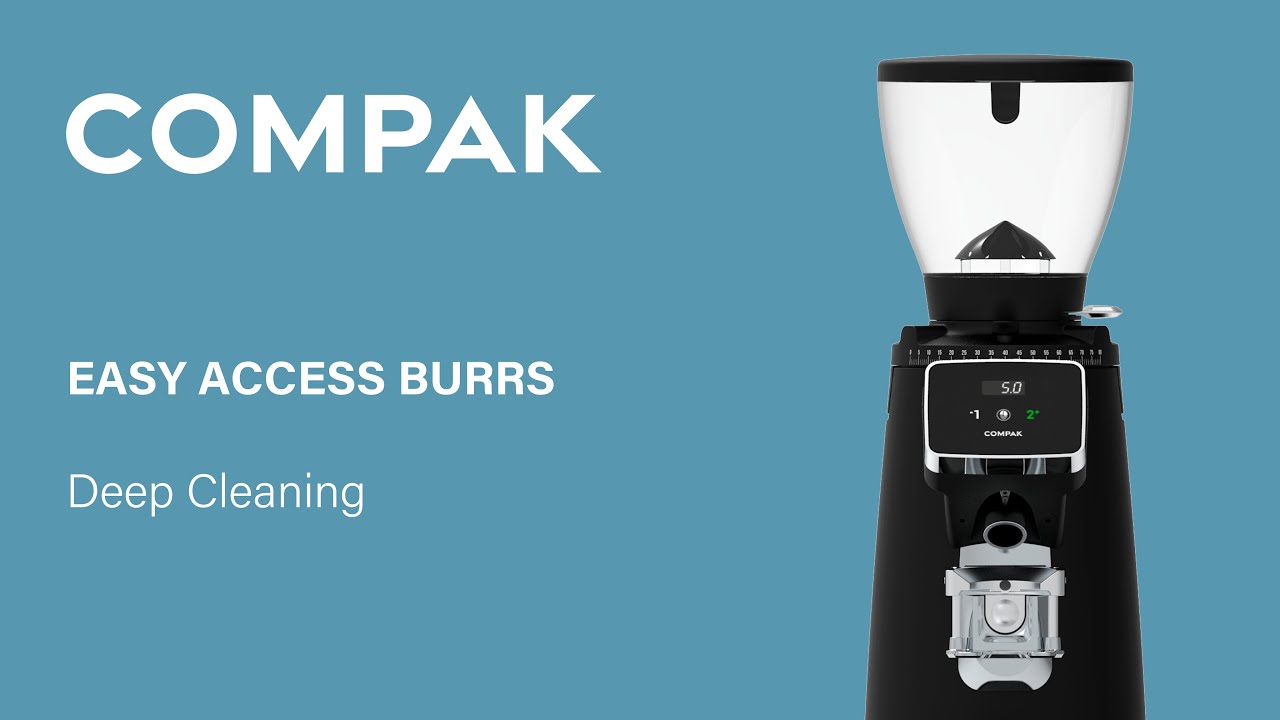New Generation Compak - Deep Cleaning for Easy Access Burrs
