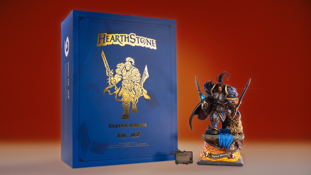 HEX Collectibles Out of the Box: Hearthstone Varian Wrynn 1/6 Statue
