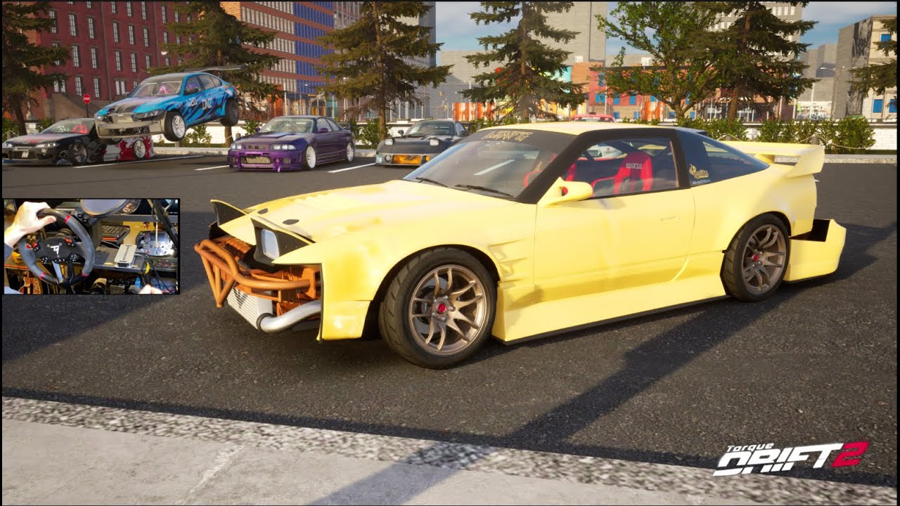 FIRST Online Lobby IMPRESSIONS Torque Drift 2 - AdamLZs 240sx w/FULL DAMAGE!!
