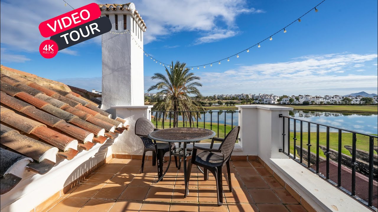 Three storey townhouse with stunning golf and lake views on la torre golf resort - 185,000 Euros