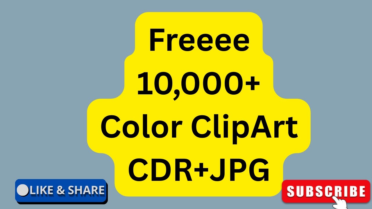 Free 10000+ Color Clipart Pack | CDR & JPG Files | Graphic Designers Must Have