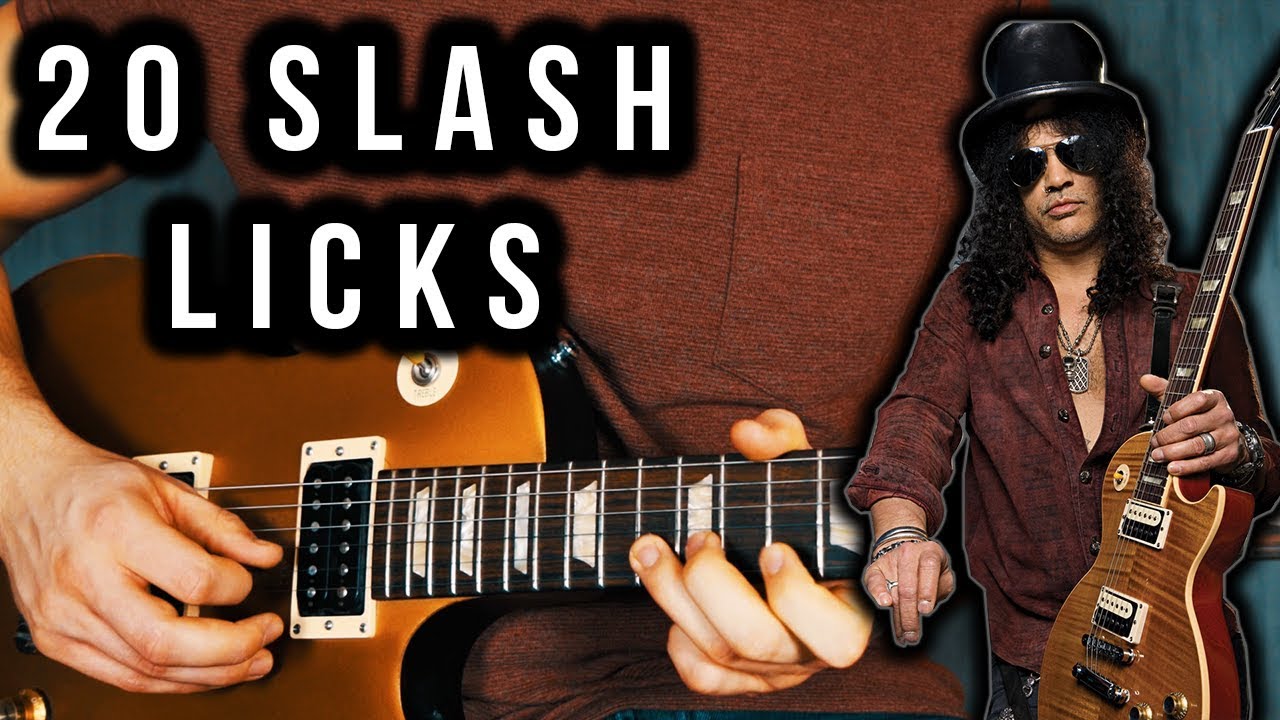 20 Slash Licks - Slash Guitar Licks Lesson