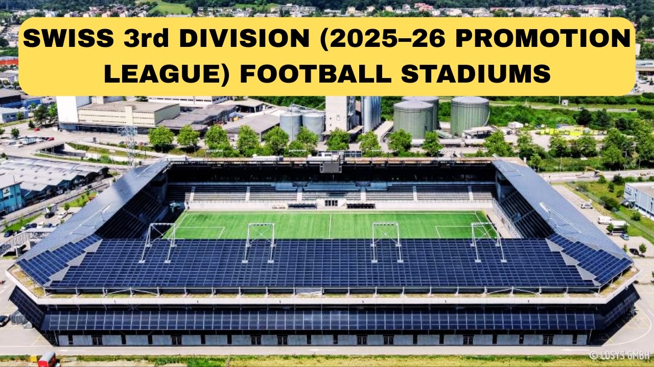 От 659 до 3500 мест: что внутри крошечных швейцарских футбольных стадионов третьего дивизиона.