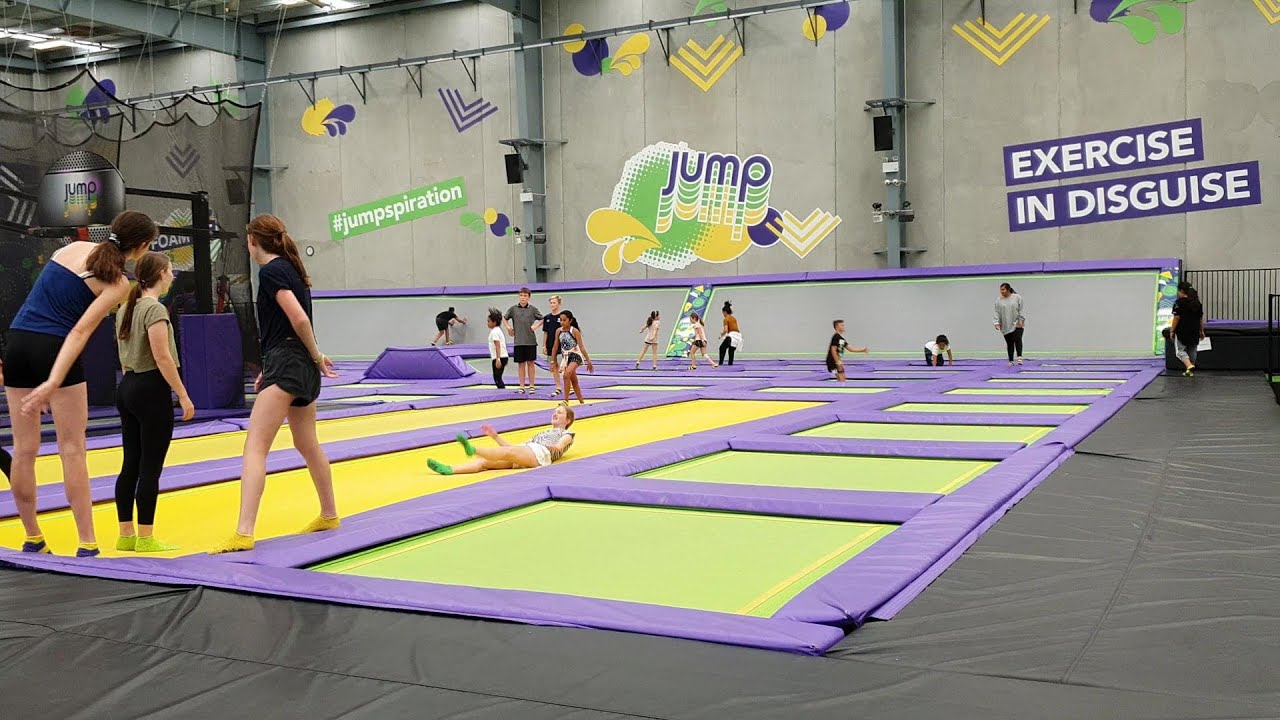 Jump (Indoor Trampoline Park), Avondale (Auckland, NZ). January 2020.