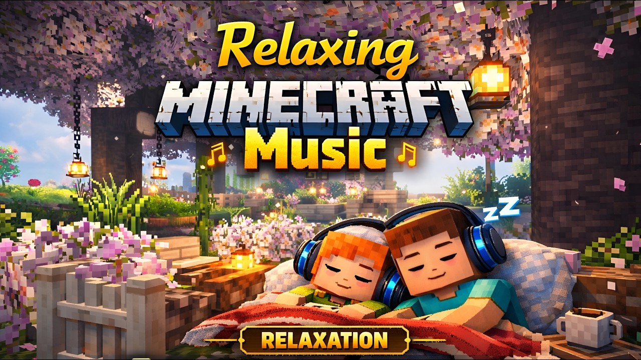 Minecraft 2 hours long calm and relaxing music video. Get instant relief from stress #foryou