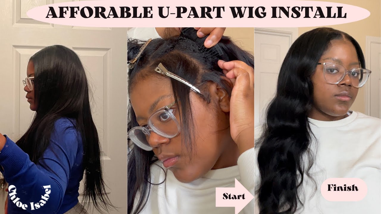 U-PART AMAZON WIG INSTALLMENT + QUICK AND EASY + 5 MINUTE HAIRSTYLE