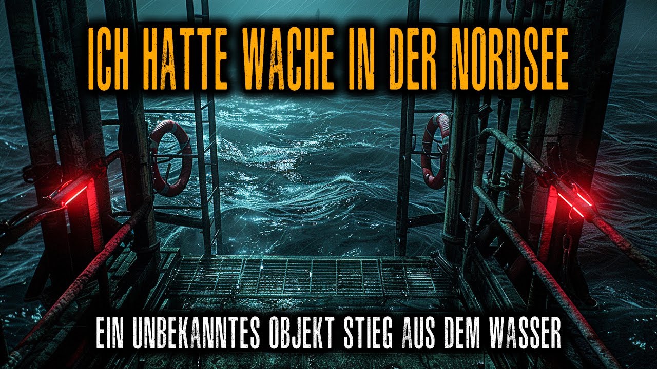 Ich War auf Wache auf einer Ölplattform in der Nordsee. Ein UNBEKANNTES Objekt Stieg aus dem Wasser.