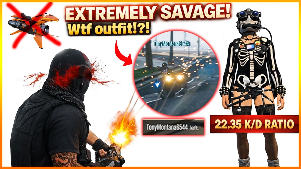 Toxic MK2 Player Tried Griefing the Lobby… I Stopped Him - GTA 5 Online